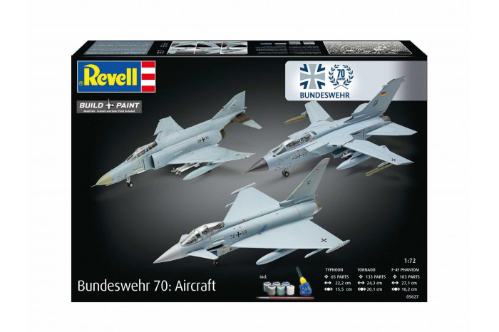 Gift-Set letadla 05627 - 70 Years Bundeswehr: Aircraft (1:72)