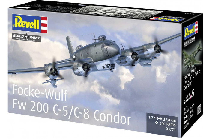 Plastic ModelKit letadlo 03777 - Focke-Wulf Fw 200 C-5/C-8 Condor (1:72)