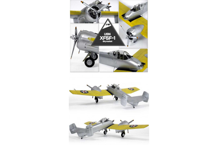 Model Kit letadlo 12363 - USN XF5F-1 Skyrocket (1:48)