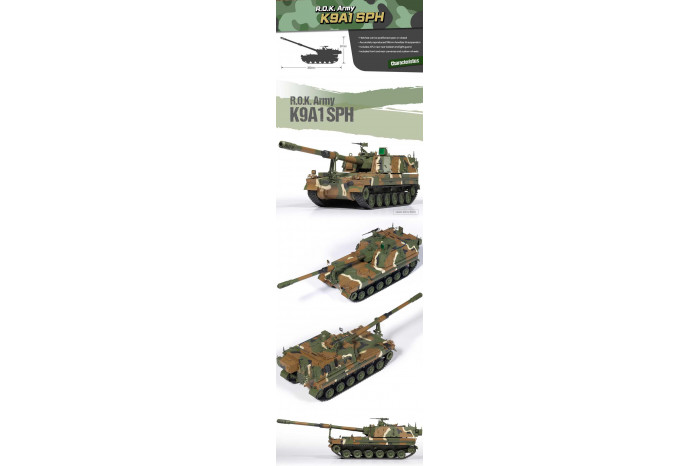 Model Kit military 13561 - R.O.K. Army K9A1 SPH (1:35)
