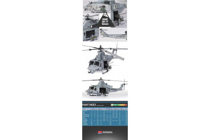 Modelk Kit vrtulník 12138 - USMC UH-1Y® Venom (1:35)