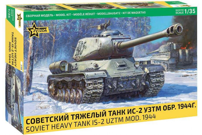 Model Kit tank 3708 - IS-2 Heavy Tank (1:35)
