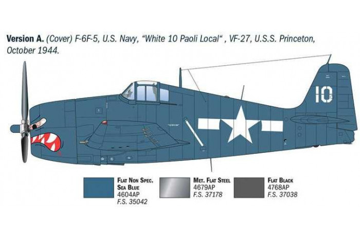 Model Kit letadlo 91213 - F6F-3/5 Hellcat (1:72)