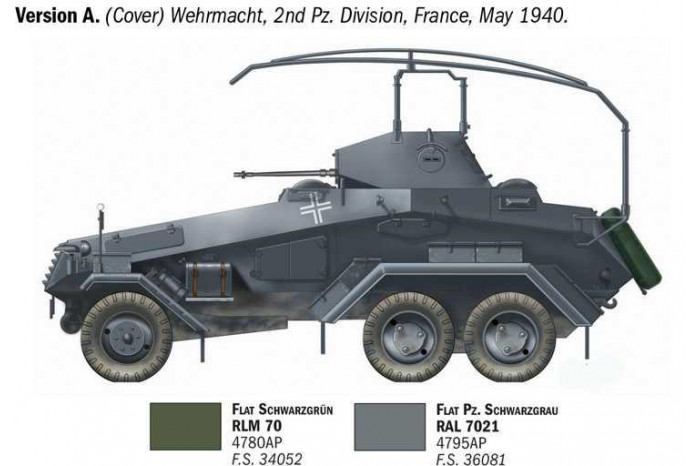 Model Kit military 97032 - Sd.Kfz. 232. 6 Rad (1:72)