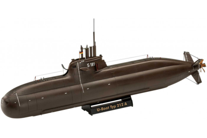 Plastic ModelKit ponorky 05186 - 70 Years Bundeswehr:Wilhelm Bauer,Type 206A,Class2 (1:144)