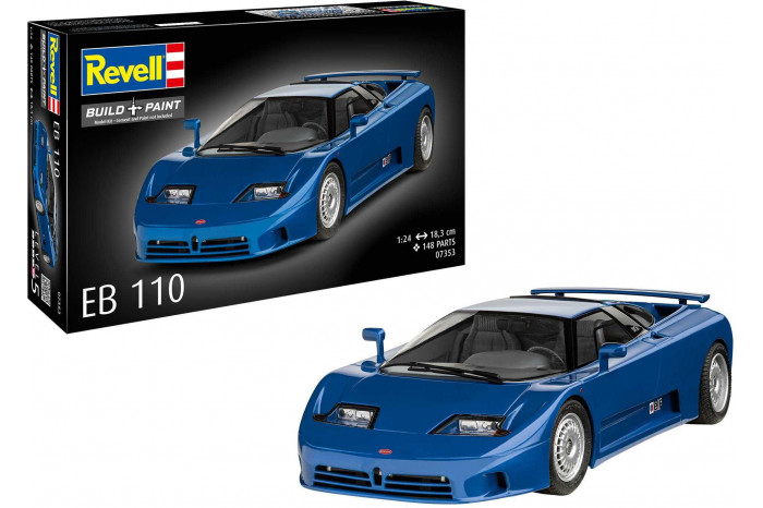 Plastic ModelKit auto 07353 - Bugatti EB110 (1:24)