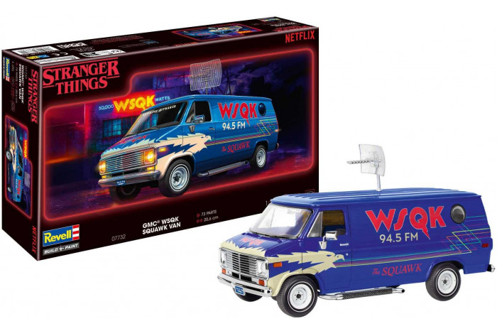 Plastic ModelKit STRANGER THINGS auto 07732 - GMC® WSQK Squawk Van (1:25)