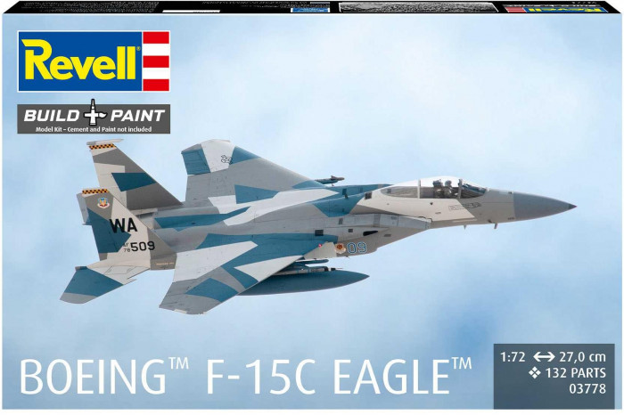 Plastic ModelKit letadlo 03778 - Boeing F-15C Eagle (1:72)