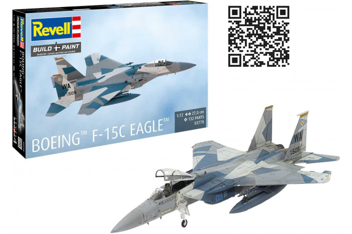 Plastic ModelKit letadlo 03778 - Boeing F-15C Eagle (1:72)