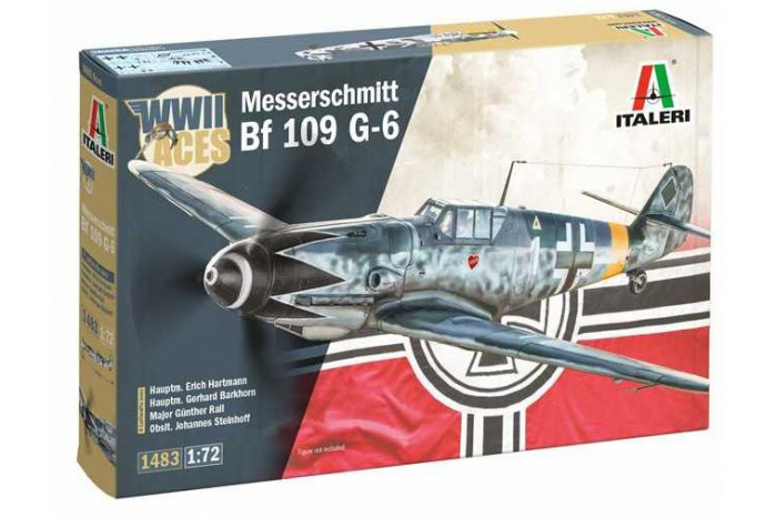 Model Kit letadlo 1483 - Bf 109 G-2/G-6 Aces (1:72)