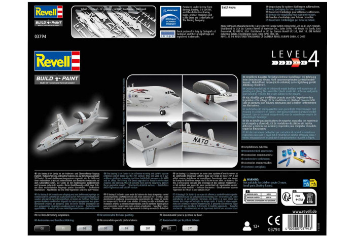 Plastic ModelKit letadlo 03794 - Boeing E-3A (1:144)