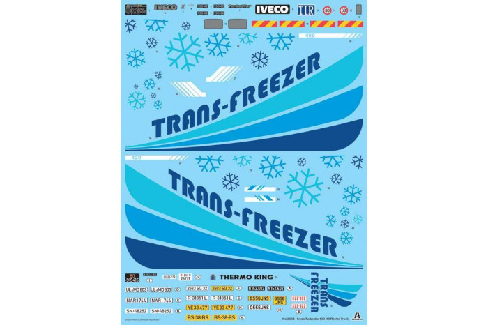 Model Kit truck 3964 - Iveco Turbostar 198.48 Special Reefer Truck (1:24)