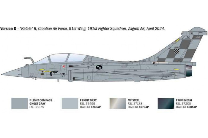 Model Kit letadlo 90092 - Rafale B (1:72)
