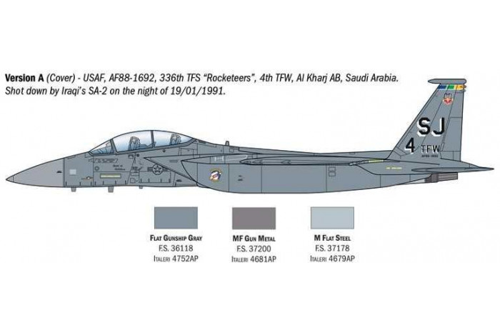 Model Kit letadlo 90166 - F-15E Strike Eagle (1:72)