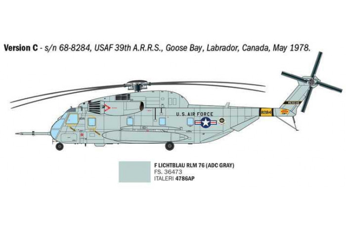 Model Kit vrtulník 91035 - HH-53C "Jolly Green Giant" (1:72)