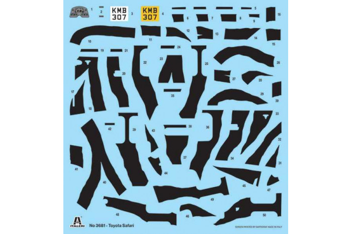 Model Kit auto 3681 - Toyota Safari (1:24)
