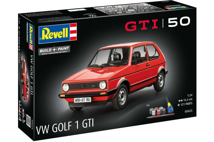 Gift-Set auto 05623 - Golf 1 GTi (50th Anniversary) (1:24)