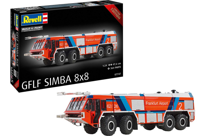 Plastic ModelKit auto 07747 - GFLF Simba 8x8 (1:24)