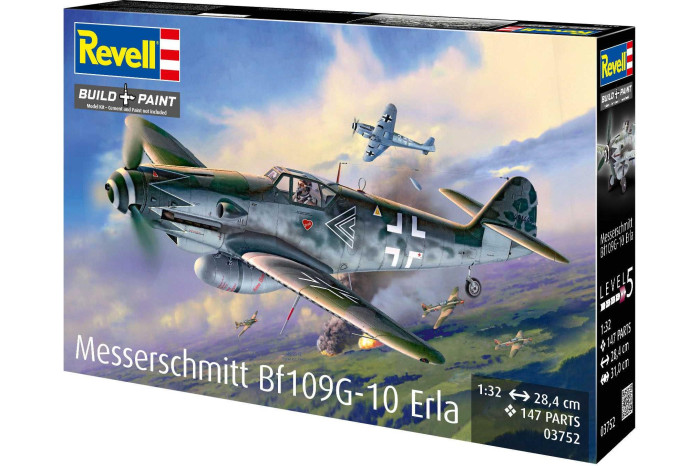 Plastic ModelKit letadlo 03752 - Messerschmitt Bf109G-10 Erla (1:32)