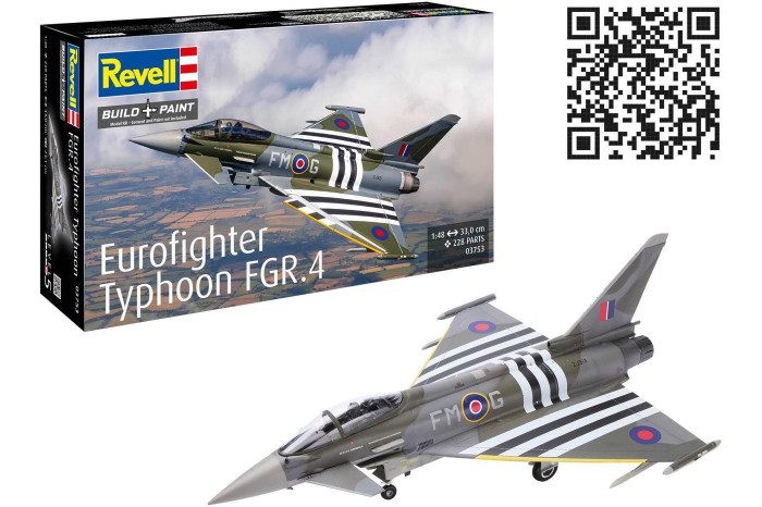 Plastic ModelKit letadlo 03753 - Eurofighter Typhoon FGR.4 (1:48)
