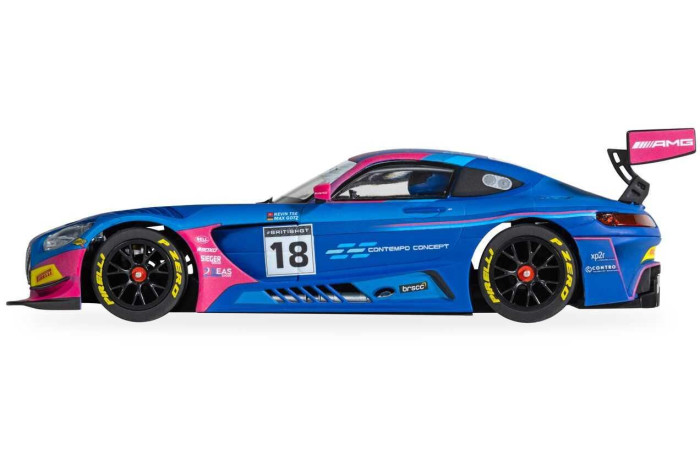 Autíčko GT SCALEXTRIC C4623 - Mercedes AMG GT3 - British GT 2024 - 2Seas Motorsport (1:32)