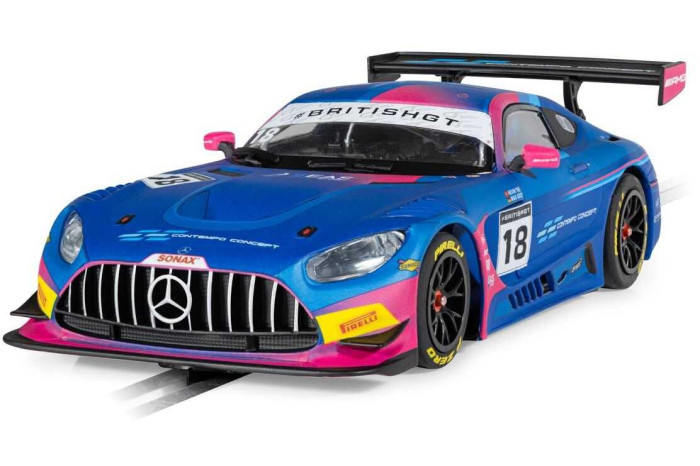 Autíčko GT SCALEXTRIC C4623 - Mercedes AMG GT3 - British GT 2024 - 2Seas Motorsport (1:32)