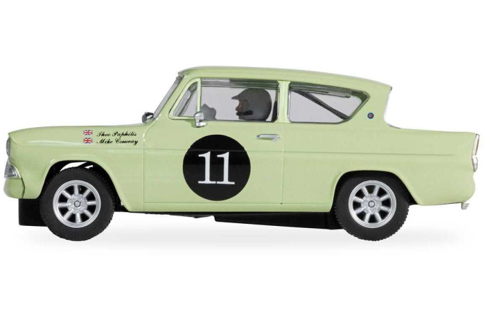 Autíčko Touring SCALEXTRIC C4617 - Ford Anglia 105e - Theo Paphitis (1:32)