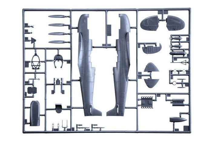 Model Kit letadlo 2843 - Spitfire Mk. IX Aces (1:48)