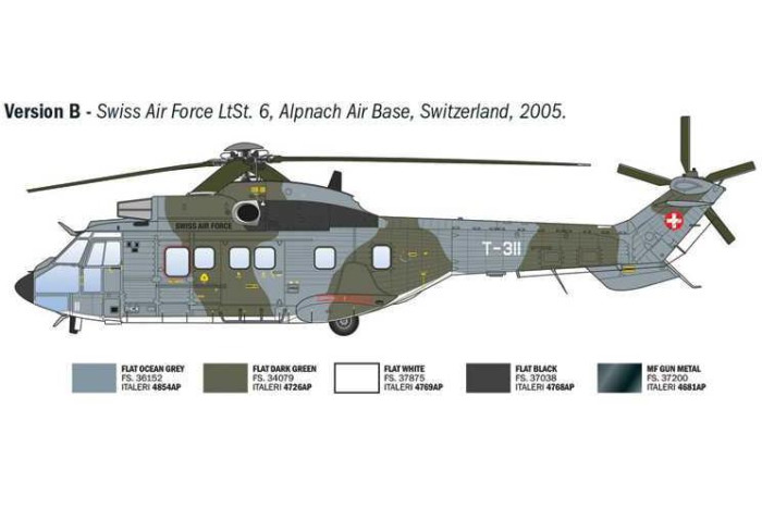 Model Kit vrtulník 91096 - AS332 Super Puma (1:72)