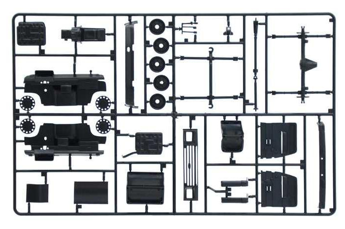 Model Kit auto 3975 - Ford Tranzit "Italeri" (1:24)