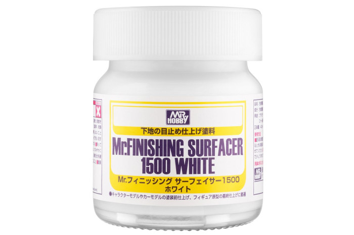 Mr. Finishing Surfacer 1500 White - stříkací tmel bílý 40ml - SF291