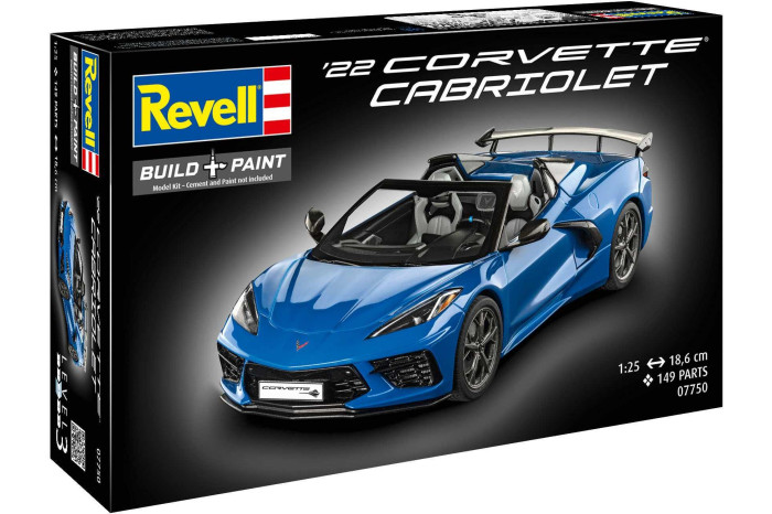 Plastic ModelKit auto 07750 - Corvette C8 Cabriolet (1:25)