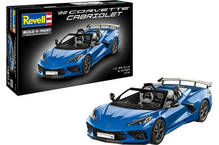 Plastic ModelKit auto 07750 - Corvette C8 Cabriolet (1:25)