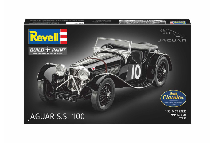 Plastic ModelKit auto 07752 - Jaguar SS 100 (1:32)