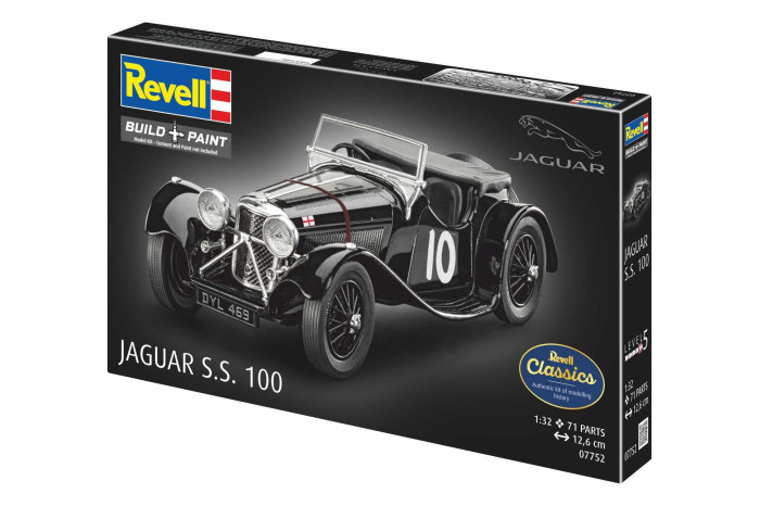 Plastic ModelKit auto 07752 - Jaguar SS 100 (1:32)