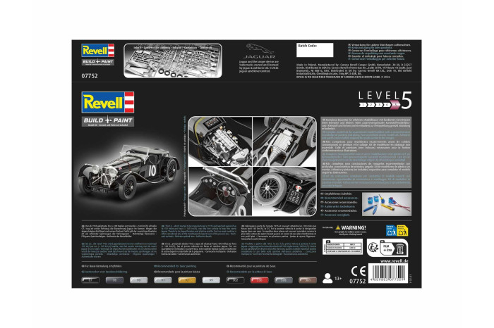 Plastic ModelKit auto 07752 - Jaguar SS 100 (1:32)