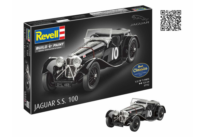 Plastic ModelKit auto 07752 - Jaguar SS 100 (1:32)