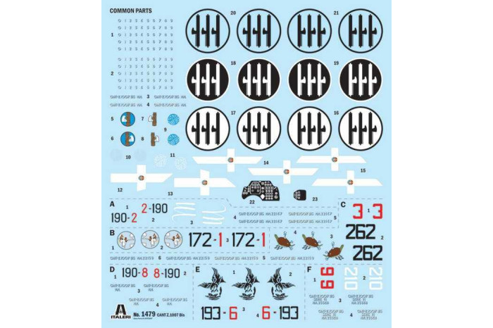 Model Kit letadlo 1479 - Cant Z 1007 (1:72)