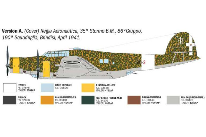 Model Kit letadlo 1479 - Cant Z 1007 (1:72)