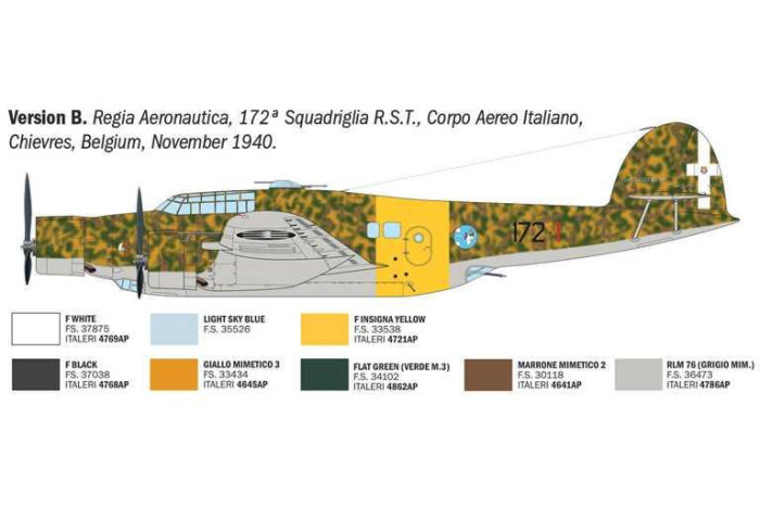 Model Kit letadlo 1479 - Cant Z 1007 (1:72)
