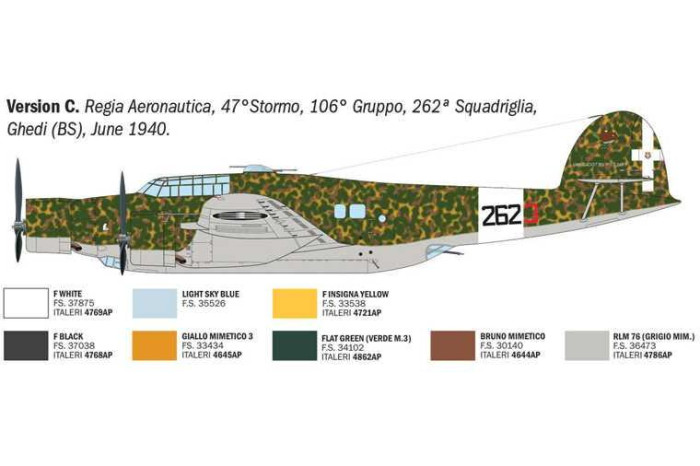 Model Kit letadlo 1479 - Cant Z 1007 (1:72)