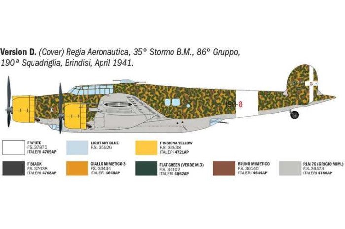 Model Kit letadlo 1479 - Cant Z 1007 (1:72)