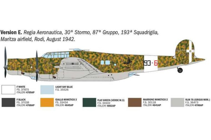 Model Kit letadlo 1479 - Cant Z 1007 (1:72)