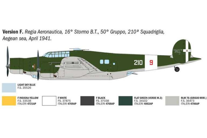 Model Kit letadlo 1479 - Cant Z 1007 (1:72)