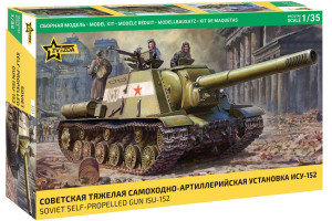 Model Kit military 3721 -  Soviet Self-propelled Gun ISU-152 (1:35)