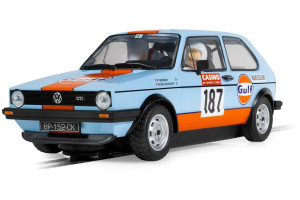Autíčko Gulf SCALEXTRIC C4609 - Volkswagen Golf Gti (1:32)