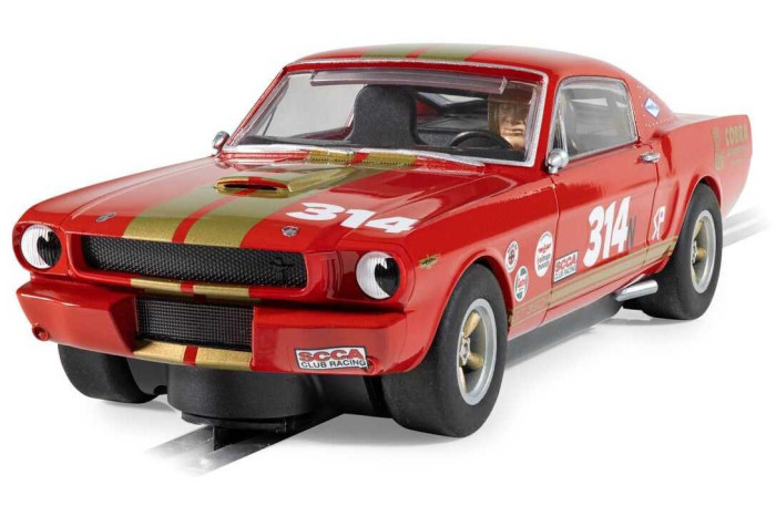Autíčko GT SCALEXTRIC C4658 - Shelby GT350H - Red and Gold (1:32)