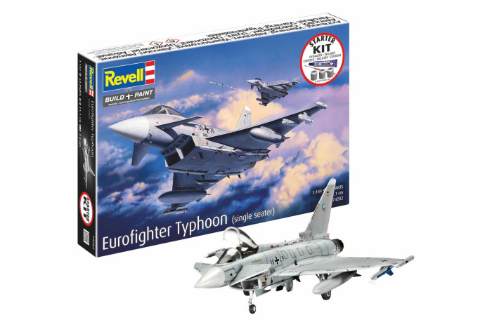 Starter Kit letadlo 74282 - Eurofighter Typhoon (single seater) (1:144)