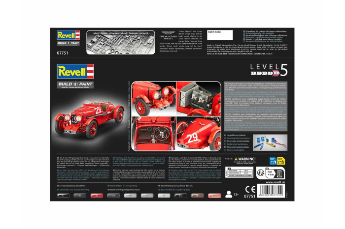 Plastic ModelKit auto 07751 - Aston Martin Ulster (1:32)