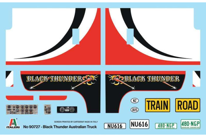 Model Kit truck 90727 - Black Thunder Australian Truck (1:24)